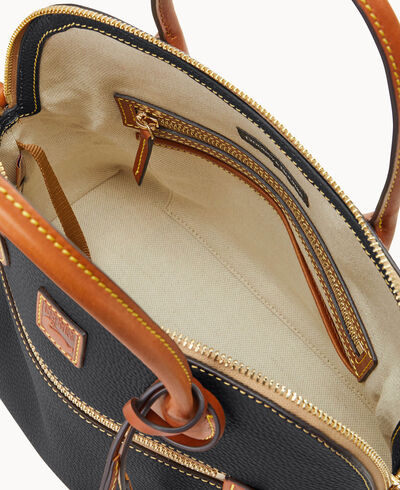 Pebble Grain Large Domed Satchel