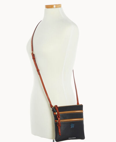 MLB Marlins N S Triple Zip Crossbody