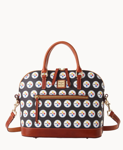 NFL Steelers Domed Zip Satchel