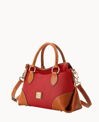 Pebble with Florentine Trim Satchel 30