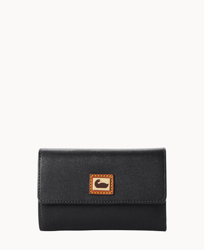 Camden Saffiano Flap Wallet