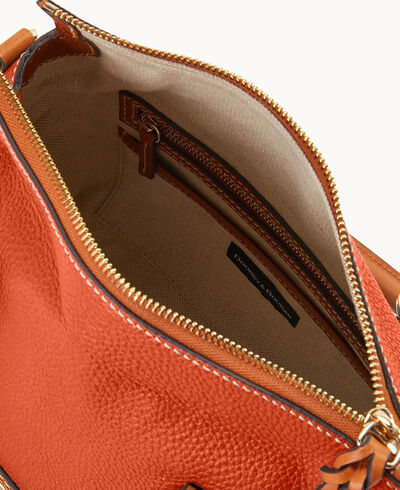 Pebble with Florentine Trim Satchel 30