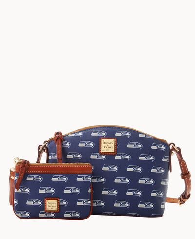 NFL Seahawks Suki Crossbody Med Wristlet