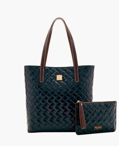 City Woven Waverly Tote chr(38) Carrington Pouch