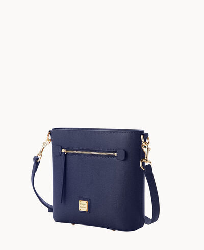 Saffiano Small Zip Crossbody