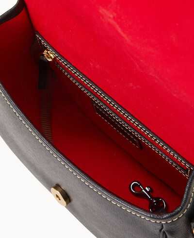 Saffiano Saddle Bag