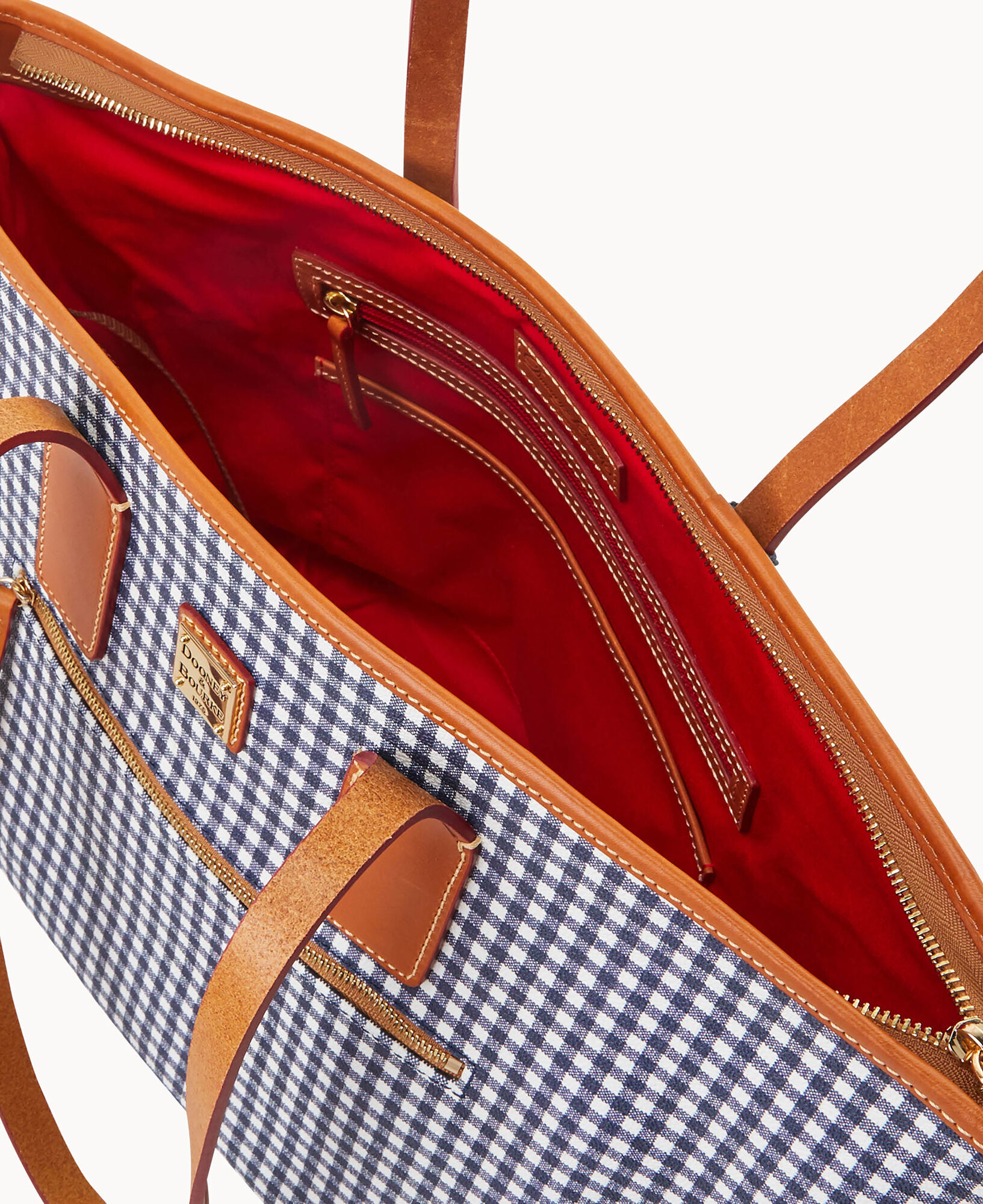 Gingham flowers southcote tote hot sale