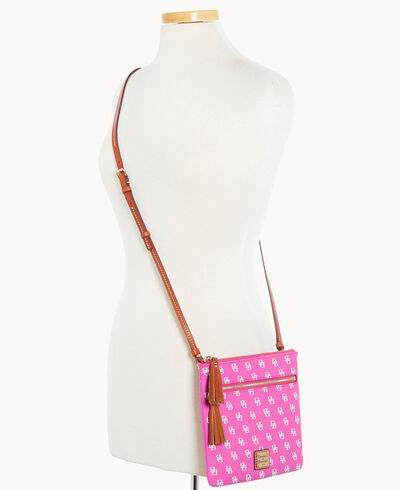 Gretta Double Zip Tassel Crossbody