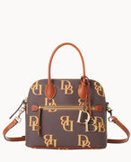 Monogram Domed Satchel