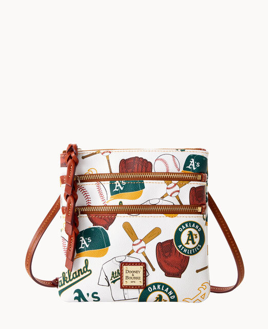 MLB Athletics N S Triple Zip Crossbody