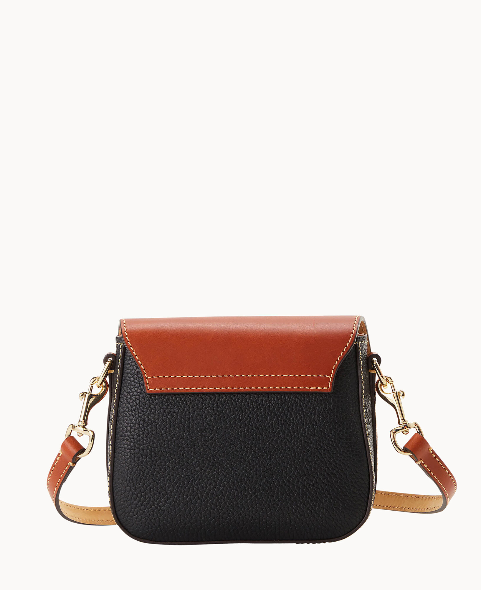 Dooney & Bourke Pebble Turnlock Flap Saddle