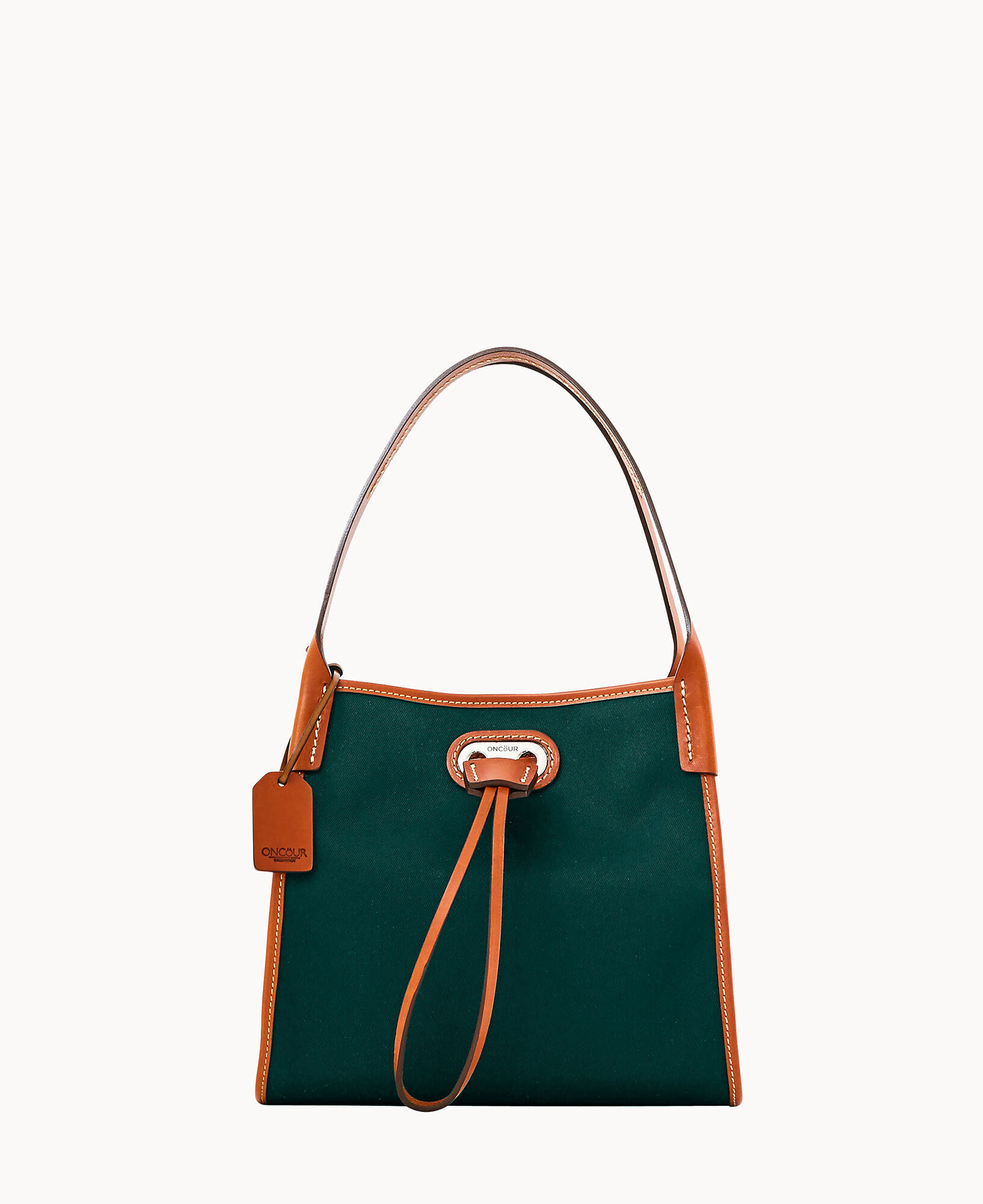 Dooney Bourke Women s Oncour Cabriolet Mini Full Up Fabric Shoulder Bag in Hunter