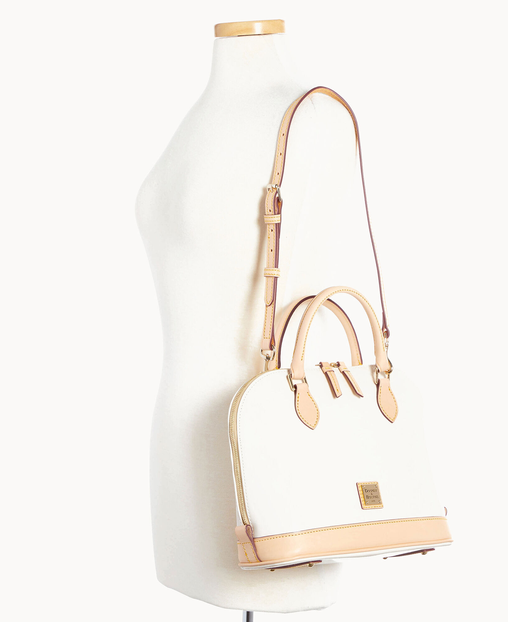 Dooney and bourke shop white patent leather