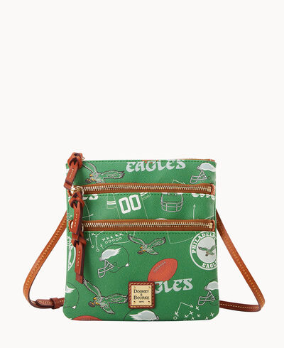 NFL Eagles North South Triple Zip Crossbody