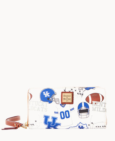 Collegiate University of Kentucky Large Zip Around Wristlet