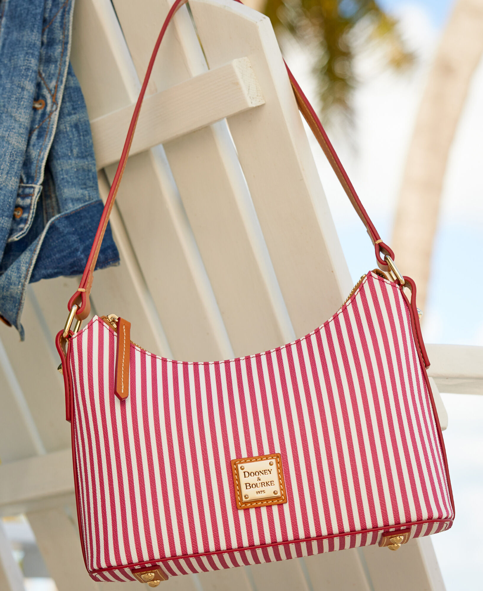 Dooney and bourke striped crossbody hotsell