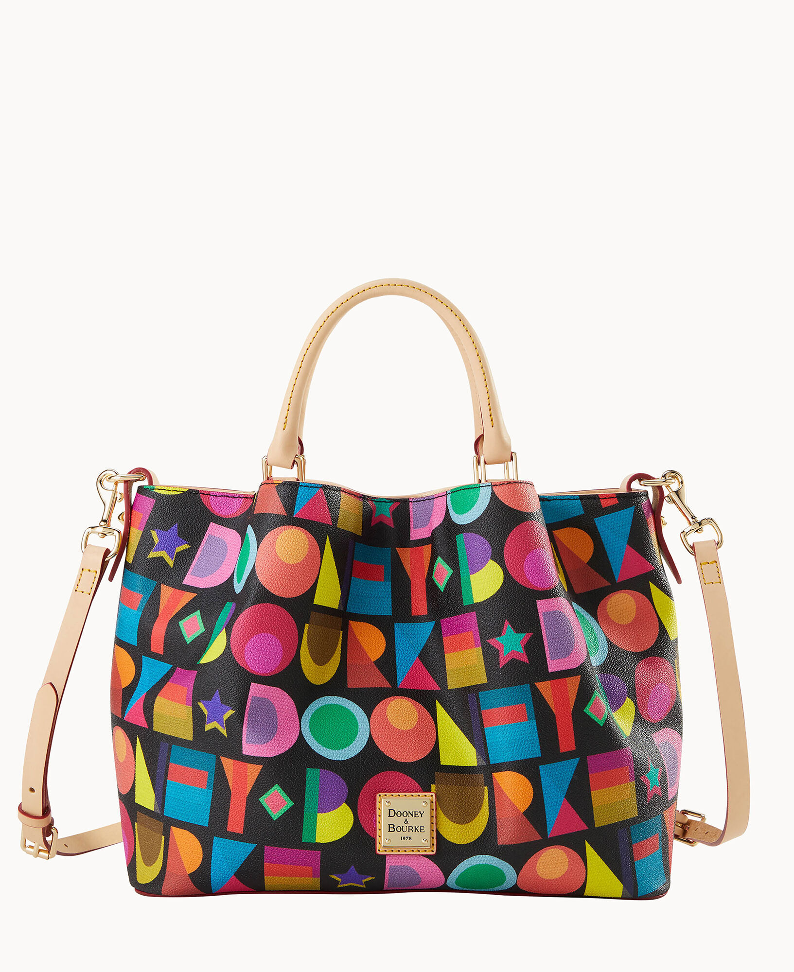 お気に入り Art Bourke & Dooney Deco Satchel Zip Zip バッグ