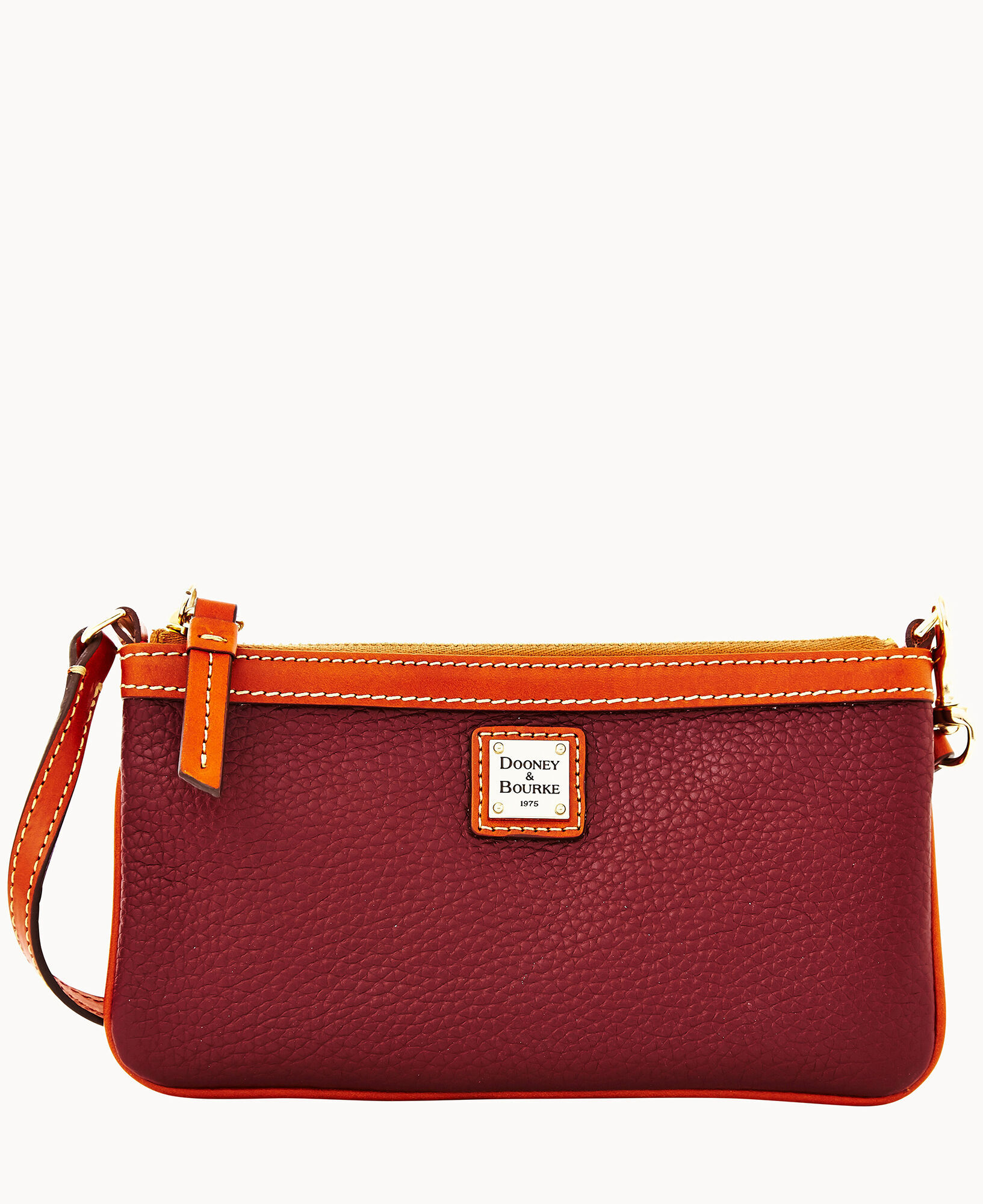 Dooney Bourke Pebble Grain Large Slim Wristlet