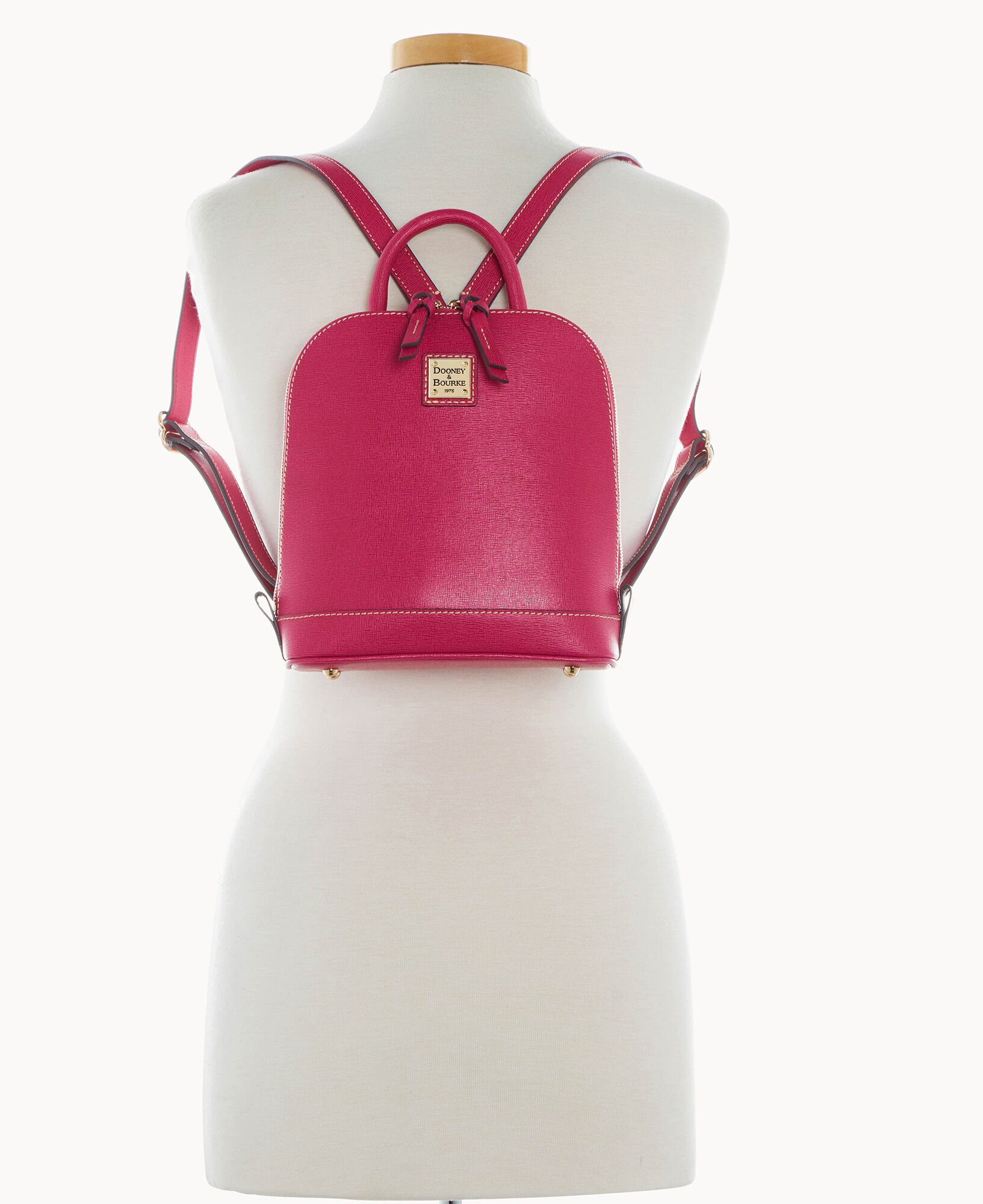Dooney & Bourkeのリュック Dooney & Bourke Saffiano Small Zip Pod Backpack