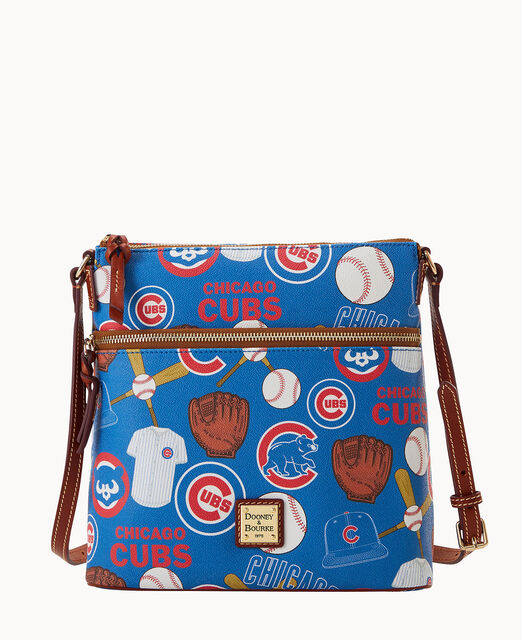 Dooney & Bourke MLB Chicago Cubs Small North South Top Zip Crossbody Shoulder Bag