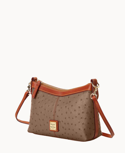 Ostrich Crossbody Pouch