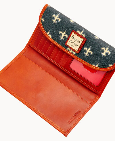 NFL Saints Continental Clutch