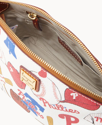 MLB Phillies Suki Crossbody Med Wristlet