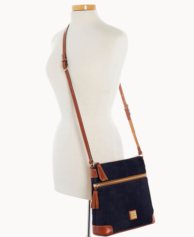 Suede Tassel Crossbody