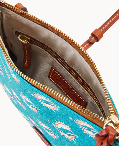 NFL Dolphins North South Top Zip Crossbody