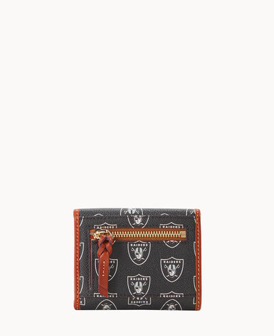 NFL Raiders Flap Credit Card Wallet