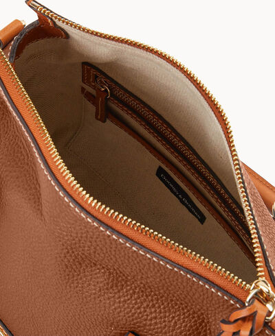 Pebble with Florentine Trim Satchel 30