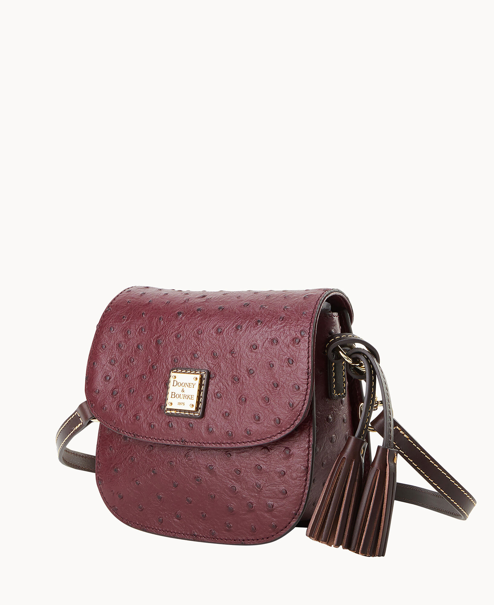 Ostrich Flap Crossbody