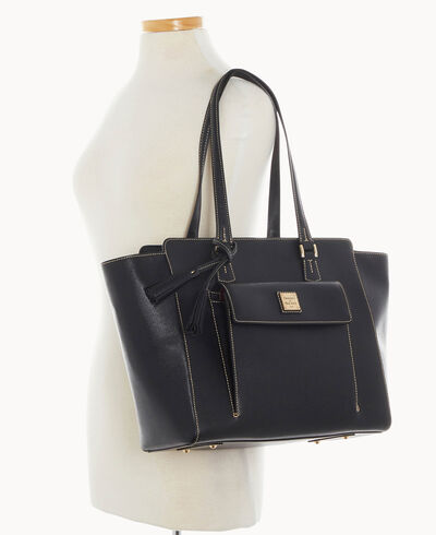 Saffiano East West Shopper