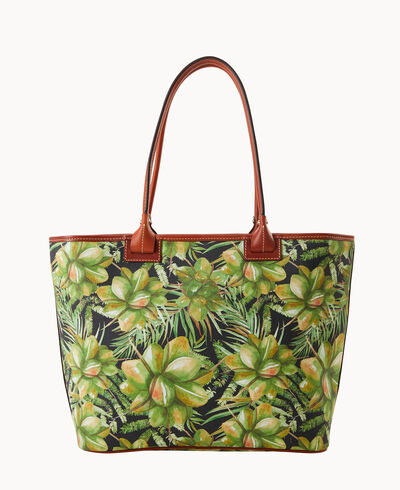 Palm Large Zip Tote