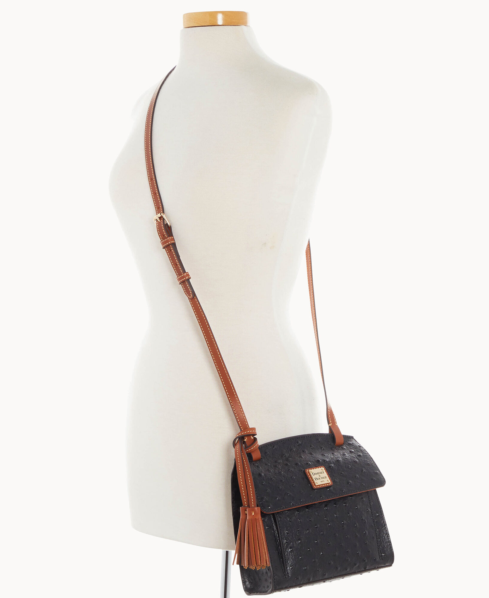 Dooney ostrich crossbody sale