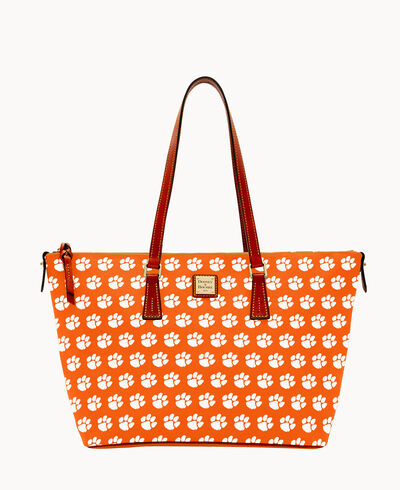 Collegiate Clemson University Zip Top Shopper