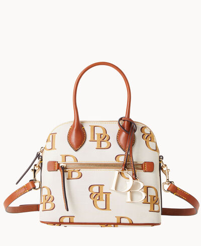 Monogram Small Domed Satchel