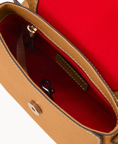 Saffiano Saddle Bag