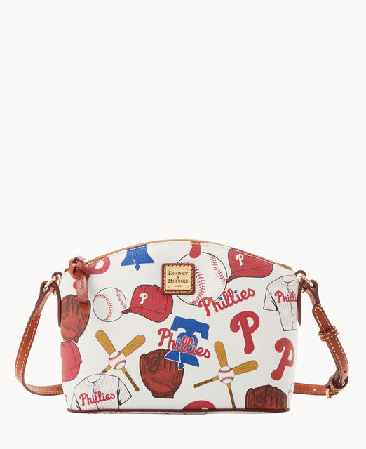 MLB Phillies Suki Crossbody Med Wristlet