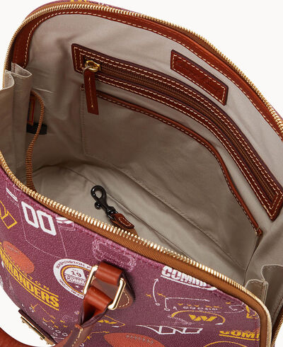 NFL Commanders Zip Zip Satchel