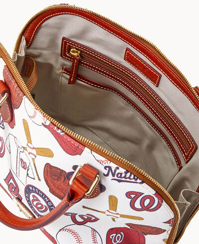 MLB Nationals Zip Zip Satchel