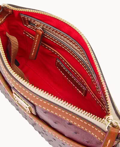 Ostrich Domed Crossbody
