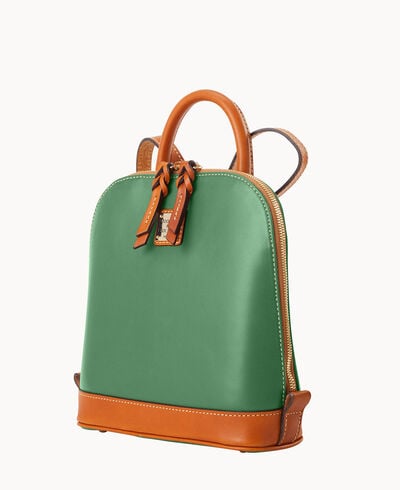 Wexford Leather Small Zip Pod Backpack