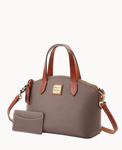 Pebble Grain Ruby Bag With Card Case