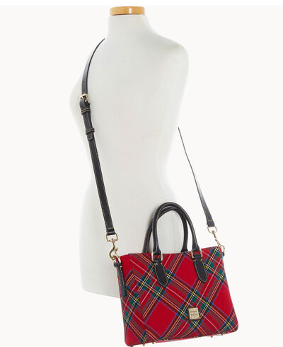 Tartan Top Handle Tote