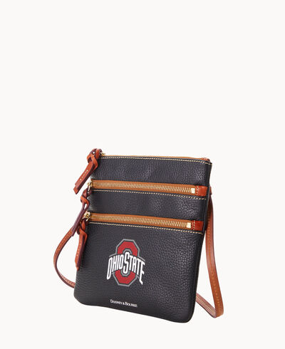 Collegiate Ohio State Triple Zip Crossbody