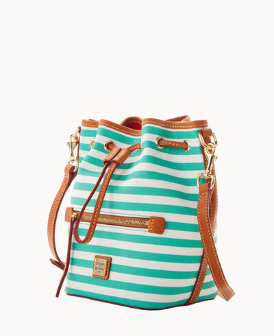 Sullivan Coated Cotton Small Drawstring Crossbody