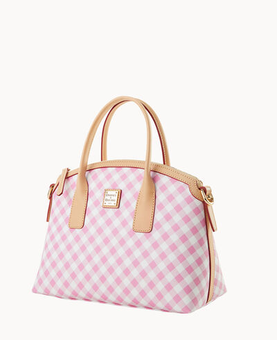 Gingham II Domed Satchel
