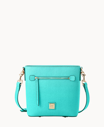 Saffiano Small Zip Crossbody