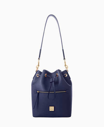 Saffiano Drawstring